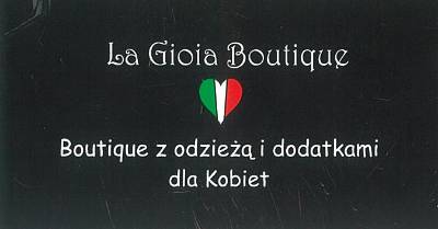 Partner: La Gioia Boutique, Adres: Ożarowska 33/33A, Ożarów Mazowiecki